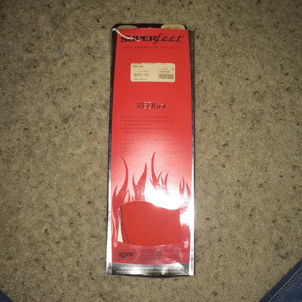 "Super feet" premium insoles